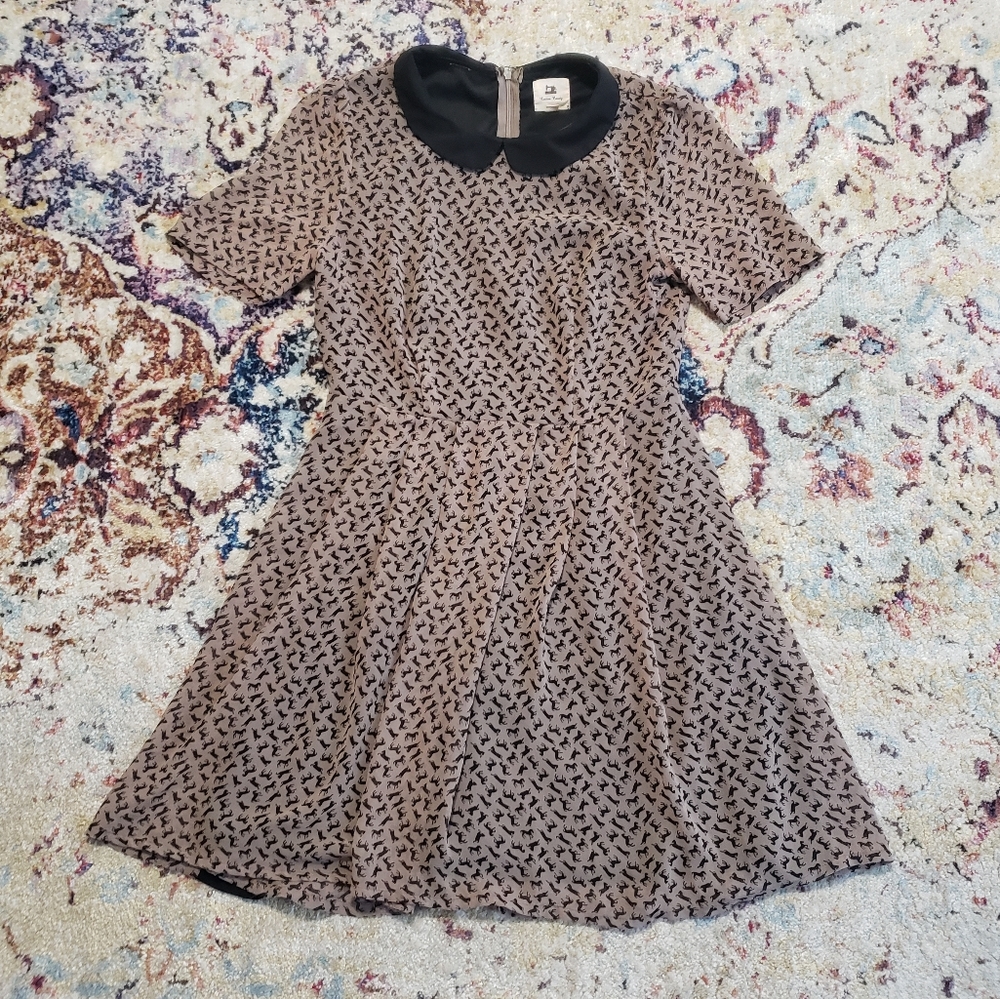 Twee Tiny Horse Print Dress Size Medium